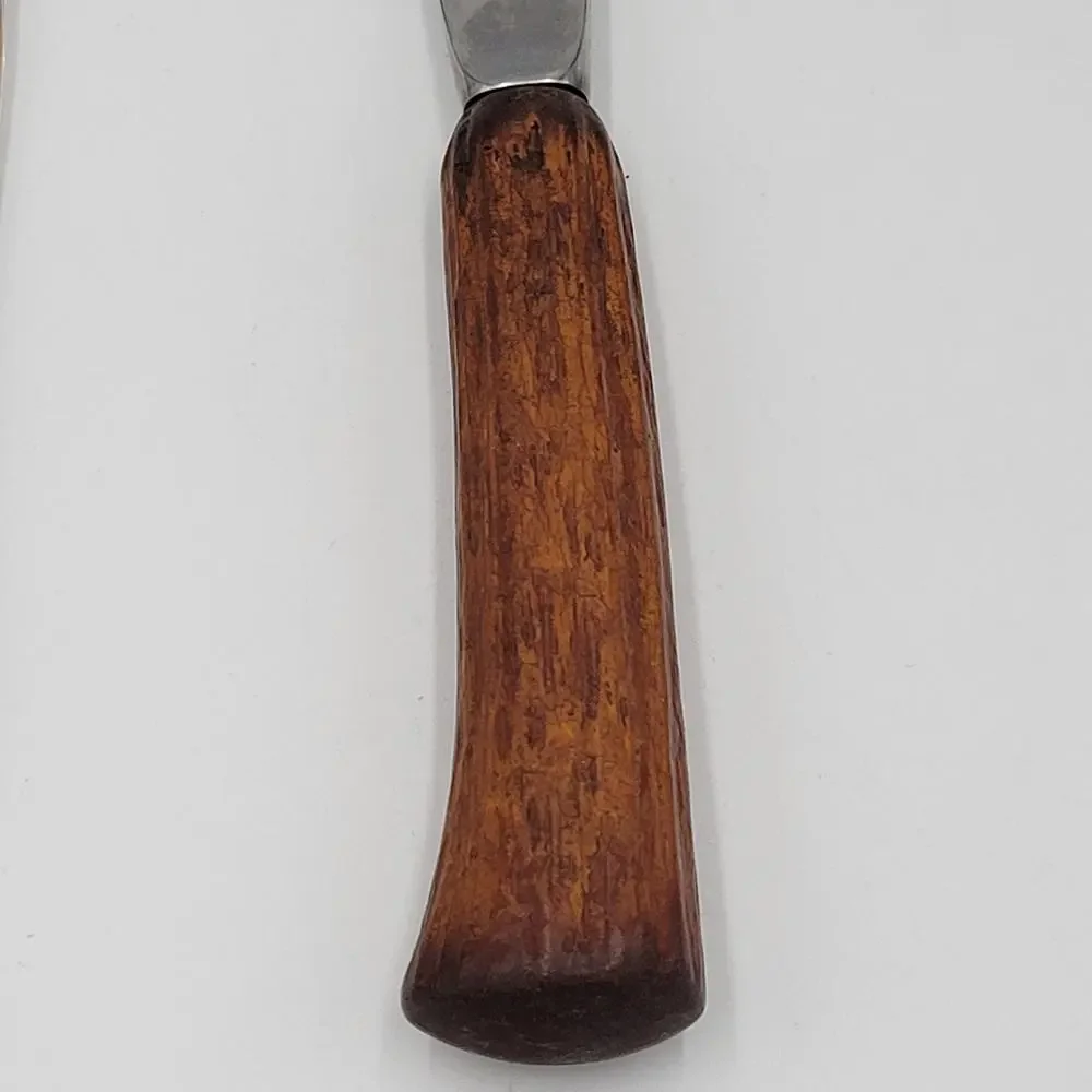 Vintage Home Kitchen Hull Knife Stainless Steel Wood Handle Kitchen Collectibles